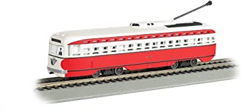 【中古】（非常に良い）Bachmann Pittsburgh PCC ストリートカー キラキラ光るトロリーポール
