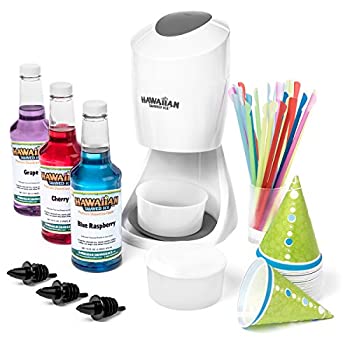 【中古】Snow Cone Machine and Syrup Party Package by Hawaiian Shaved Ice by Hawaiian Shaved Ice [並行輸入品]