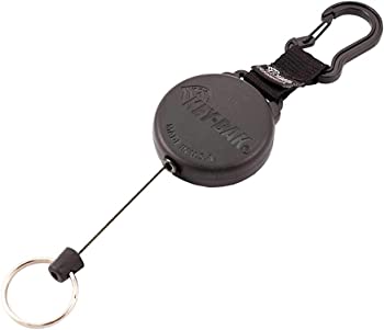 【中古】（非常に良い）Lucky Line43451Retractable Key Chain-BLACK C-CLIP & KEY BAK (並行輸入品)