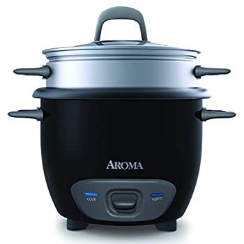 【中古】Aroma Housewares 6-Cup (Cooked) (3-Cup UNCOOKED) Pot Style Rice Cooker and Food Steamer (ARC-743-1NGB) by Aroma Housewares