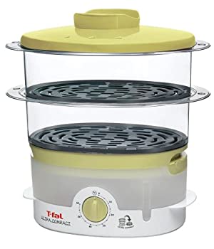 【中古】（人並み外れたに好いたらしい）T－fal（ティファール） 明かり蒸し器 スチームクッカー ウルトラパウダーコンパクト VC106270 菩提樹 キッチン用品・食器・調理器具-その他