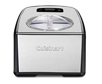【中古】(未当て嵌める品)Cuisinart ICE-100 コンプレッサー クリームとジェラートメーカー しろがね色 1-1/2クオート