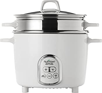 【中古】(非常に良い)Aroma Housewares NutriWare 14-Cup (Cooked) Digital Rice Cooker and Food Steamer White by Aroma Housewares|GoodLifeStore