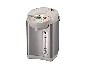 【中古】（非常に良い）TIGER 海外向け 220V仕様 3.0L 電気ポット VE（魔法瓶） 電動&エアー給湯 PVW-B30W
