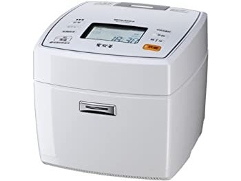 【中古】（非常に良い）三菱電機 IHジャー炊飯器 5.5合炊き ピュアホワイト NJ-VX104-W