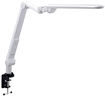 【中古】（非常に良い）パナソニック LEDデスクスタンド クランプタイプ ホワイト SQ-LC522-W