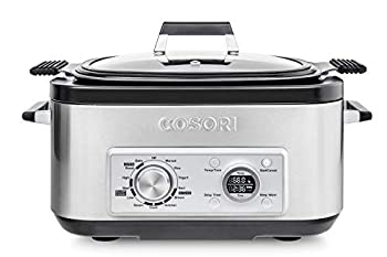 【中古】（非常に良い）COSORI マルチクッカー 6クオート 11-in-1 プログラム可能 スロー/炊飯器/茶/ソテー/煮沸/スチーマー/ヨーグルトメーカー オートウォーマー 遅延