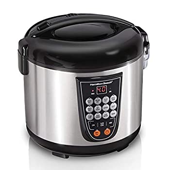 【中古】（人並み外れたに好いたらしい）Hamilton Beach (37571) デジタルマルチクッカー 電気容量4.5クオート 14座標軸放送番組済み築き上げる ステンレス鋼スチール写真