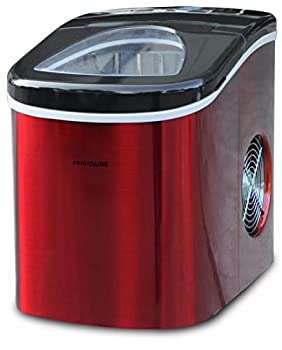 【中古】(非常に良い)Frigidaire EFIC117-SSRED-COM ステンレススチール 製氷機 レッド|GoodLifeStore