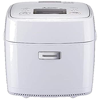 【中古】三菱 IHジャー炊飯器（3.5合炊き） 月白MITSUBISHI 備長炭 炭炊釜 NJ-SEB06-W