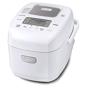 【中古】（非常に良い）アイリスオーヤマ 圧力IH炊飯器 3合 圧力IH式 40銘柄炊き分け機能 極厚火釜 大火力 玄米 ホワイト RC-PD30-W