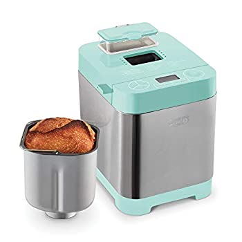 【中古】Dash Everyday ステンレススチール パンメーカー 最大1500ポンドのローフ プログラム可能 12段階設定 グルテンフリー 自動充填ディスペンサー ア