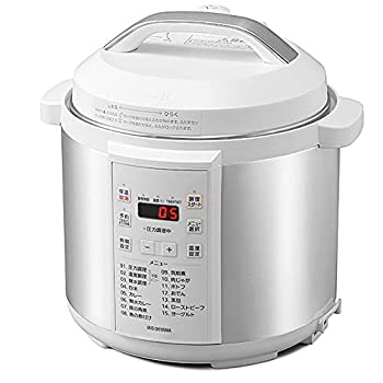 【中古】アイリスオーヤマ 明かり翦断応力鍋 6.0L パソコン-EMA6-W 白いこと