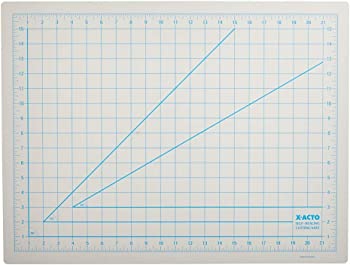 【中古】（非常に良い）Self-Healing Cutting Mat, Nonslip Bottom, 1\" Grid, 18 x 24, Gray (並行輸入品)