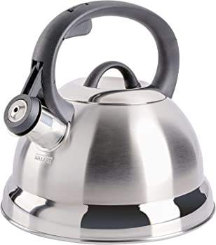 【中古】（人並み外れたに似つかわしい）【並行輸入】Mr. Coffee Flintshire Stainless Steel Whistling Tea Kettle, 1.75-Quart ステンレス鋼製 お茶湯わかし