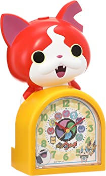 【中古】セイコー クロック 目覚まし時計 妖怪ウォッチ ジバニャン キャラクター型 おしゃべり アラーム アナログ JF378A SEIKO