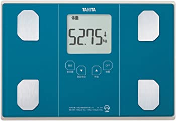 【中古】タニタ 体重 体組成計 50g ブルー BC-314 BL 自動認識機能/立掛け収納OK