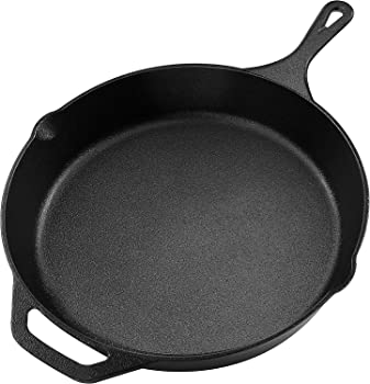 【中古】（非常に良い）Utopia Kitchen シーズニング済み鉄鋳製 スキレット(31.8Cm/12.5インチ) 31.75cm（12.5インチ）｜GoodLifeStore