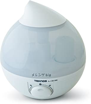 【中古】TEKNOS テクノス しずく型加湿器 超音波式 EL-C302 ホワイト 7,722円