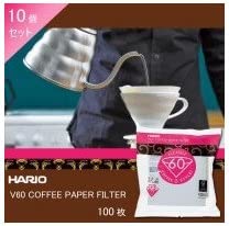 【中古】HARIO(ハリオ) V60用調査報告ろ波器 03W 100枚 VCF-03-100W 10個仕掛ける
