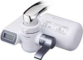 【中古】（非常に良い）パナソニック 浄水器 蛇口直結型 メタリックグレー TK-CJ23-H