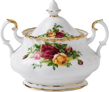 【中古】（非常に良い）ロイヤルアルバート　royal albert オールドカントリーローズ カバー シュガーボウル[並行輸入品]