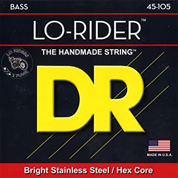 【中古】（非常に良い）DR (デーアール) ベース弦 LO-RIDER ステンレス .045-.105 MH-45