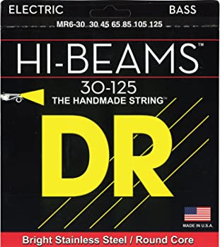【中古】（非常に良い）DR ベース弦 6弦 HI-BEAM ステンレス .030-.125 MR6-30