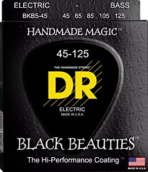 【中古】DR ベース弦 5弦 BLACK BEAUTIES ステンレス コーテッド .045-.125 BKB5-45｜GoodLifeStore