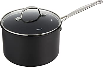 【中古】Cuisinart 635-24?シェフズクラシック ノンスティック加工 4-Quart ブラック 6194-20