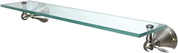 【中古】（非常に良い）Kingston Brass BA2979SN Governor Glass Shelf , Satin Nickel by Kingston Brass [並行輸入品]