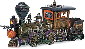 【中古】10周年特別版スノーヴィレッジ お化けRailsエンジン Department 56社【並行輸入】