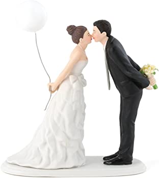 【中古】（非常に良い）ケーキトッパー バルーン キスして Leaning in for a kiss Balloon