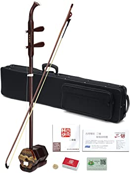 【中古】（非常に良い）古月琴坊 入門用紅木二胡 ER-400