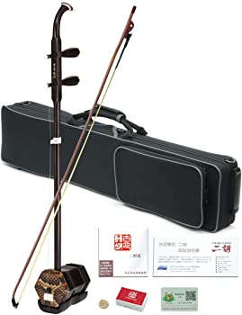 【中古】（非常に良い）古月琴坊 上級黒檀二胡 ER-1000