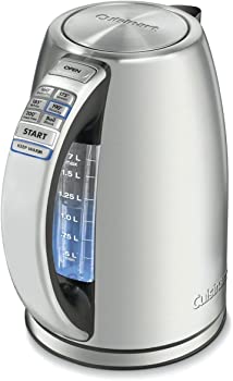 【中古】Cuisinart PerfecTemp 1.7-Liter Stainless Steel Cordless Electric Kettle 明かり湯沸かし [並行輸入品]