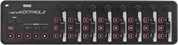 【中古】KORG 定番 USB MIDIコントローラー nanoKONTROL2 BK ブラック 音楽制作 DTM コンパクト設計で持ち運びに最適 すぐに始められるソフトウェアライ｜GoodLifeStore 11,925円