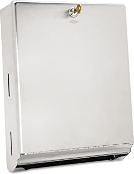 【中古】Surface-Mounted Paper Towel Dispenser,10 3/4 x 4 x 14, Satin Stainless Steel (並行輸入品) その他-キッチン用品・食器・調理器具