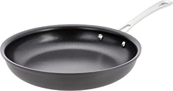 【中古】（人並み外れたに好いたらしい）Cuisinart 6422-24 コンター 捉え所のないアルマイト 10in オープンスキレット 黒いこと キッチン用品・食器・調理器具-フライパン-鍋・フライパン