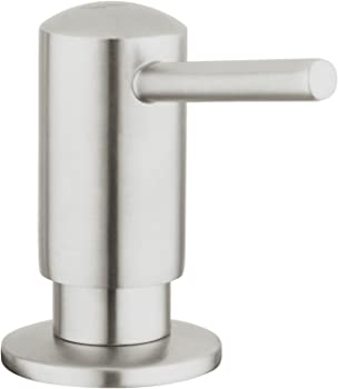【中古】（人並み外れたに好いたらしい）GROHE 40536DC0タイムレスソープ/ローション剤ディスペンサー、スーパースチールインフィニティーフィニッシュ