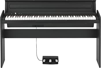 KORG コルグ 電子ピアノ LP180 88鍵 ブラック 黒?譜面立てとペダル