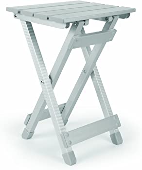 【中古】（非常に良い）Camco 51890 アルミニウム 折りたたみサイドテーブル - スモール