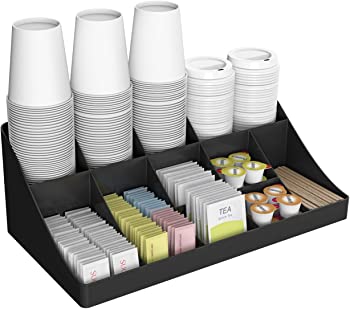 【中古】（人並み外れたに似つかわしい）【並行輸入】Mind Reader \"Breakroom Organizer\"" 11 Compartment Condiment Holder, Black"