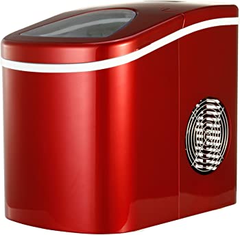 【中古】（非常に良い）Shop405 製氷機 家庭用 新型 高速 自動製氷機 (氷 2サイズ)かき氷 レジャー アウトドア 簡単 大容量 レッド 405-imcn01