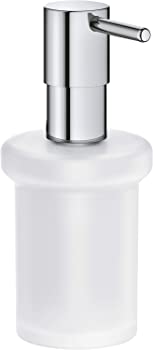 【中古】Grohe Essentials 40394001 Cube Soap Dispenser Silver
