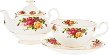 【中古】（人並み外れたに好いたらしい）Royal Albert Old Country Roses for One Tea Pot, 16.5 薬局衡オンス, Multicolor by Royal Albert