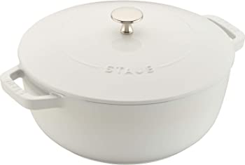 【中古】Staub 鋳鉄 3.75クォート　エッセンシャル　フレンチオーブン 3.75-Qt ホワイト 11732402