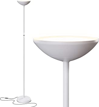 【中古】Brightech Sky Lite LEDフロアランプ 24ワット 超高輝度 調光機内蔵Alpineホワイト ホワイト SKYLITEWH｜GoodLifeStore