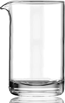 【中古】（人並み外れたに好いたらしい）Cocktail Mixing Glass - Premium Series - Seamless \u0026 Handblown - 550ml (Plain)