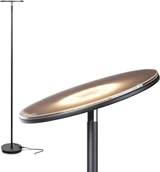 【中古】（人並み外れたに好いたらしい）Brightech LED間接的な行動点火装置立ち会い場照明ランプ 超高明快さ30ワットLED色気温合わせる道のり頭顱 SKYFLUX-BK